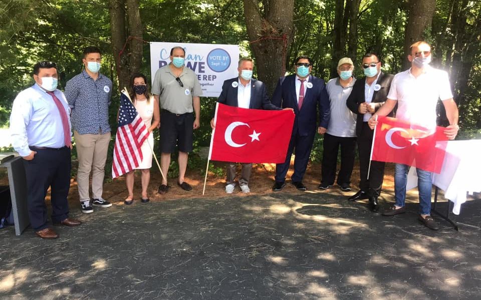 Türk Amerikan toplumundan eyalet meclisi için yarışan Ceylan Rowe ‘a ziyaret.