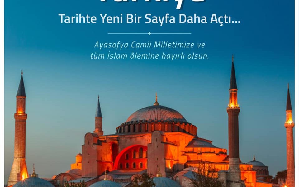 Ayasofya Camii İbadete Açıldı